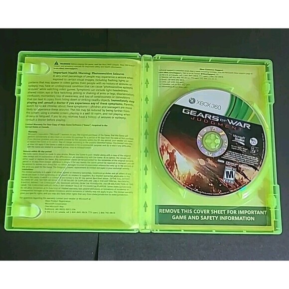 XBOX 360 Gears of War Judgment No Manual  Video Game Tested - Picture 3 of 5